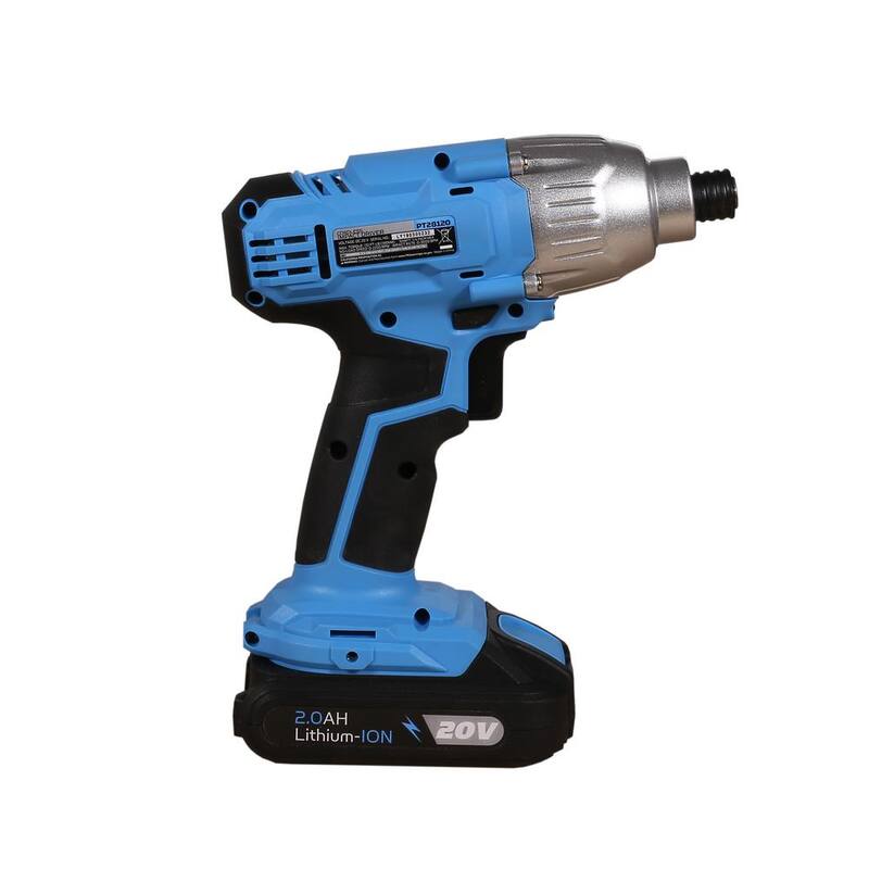 Pulsar 20-Volt Lithium-Ion Inalámbrico 1/4 pulgadas. Impacto Hexagonal con Batería de 2 Ah, Cargador de 1 Hora y Luz LED - PT28120