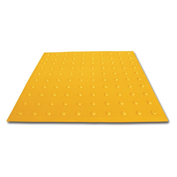 Ultratech Retrofit ADA Warning Pad Urethane Yellow, 2 ft W x 4 ft L, 3/8 in Thick - 0751