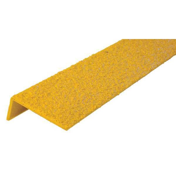 Rust-Oleum Anti-Slip Stair Nosing Fiberglass Reinforced Plastic Medium Grit Size, Yellow, 32 in W x - 292482