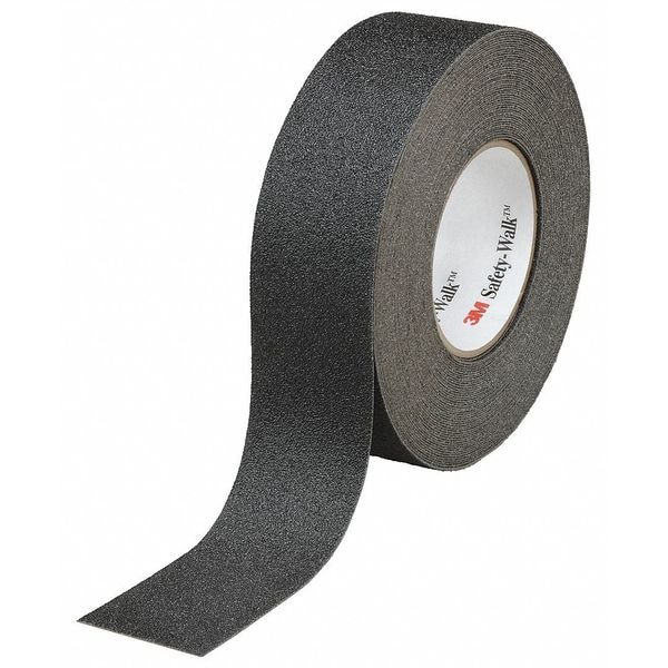 3M Anti-Slip Tape Mineral Coated; Substrate: Plastic Film 60 Grit Size, Black, 2" W x 60 ft. L - 610