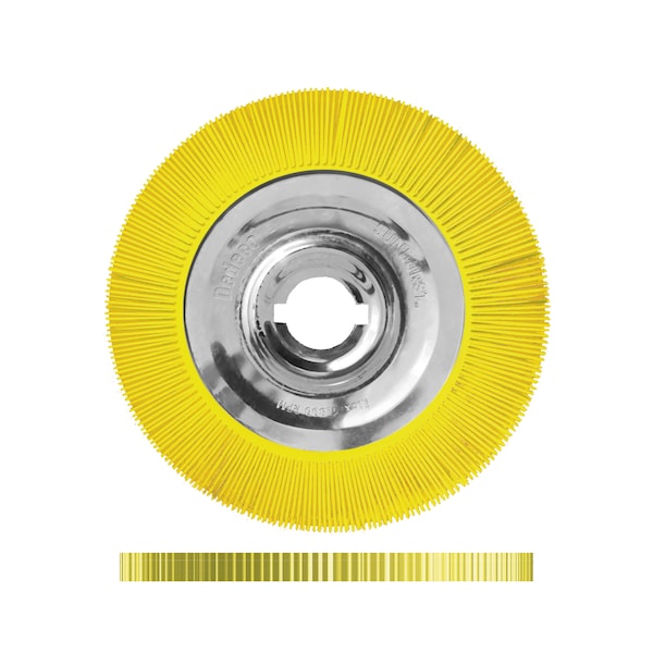 Dedeco SUNBURST 10" X 1" TS YELLOW 80 GRIT (A/O) 1/UNIT - 1394