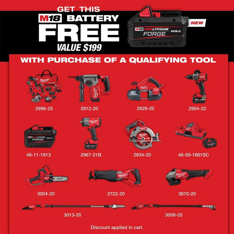 Si_MX: Sierra circular inalámbrica sin escobillas Milwaukee M18 FUEL de 18 V con batería de ion de litio de 7-1/4 pulgadas (herramienta solamente) - 2834-20
