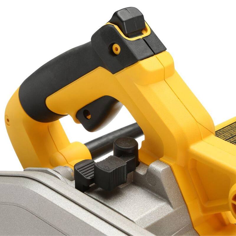 Kit de sierra de riel DEWALT de 12 amperes con cable de 6-1/2 pulgadas (165 mm) - DWS520K
