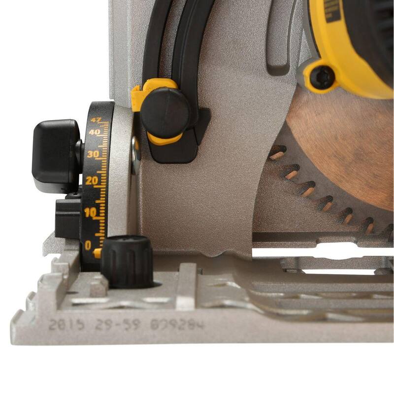 Kit de sierra de riel DEWALT de 12 amperes con cable de 6-1/2 pulgadas (165 mm) - DWS520K