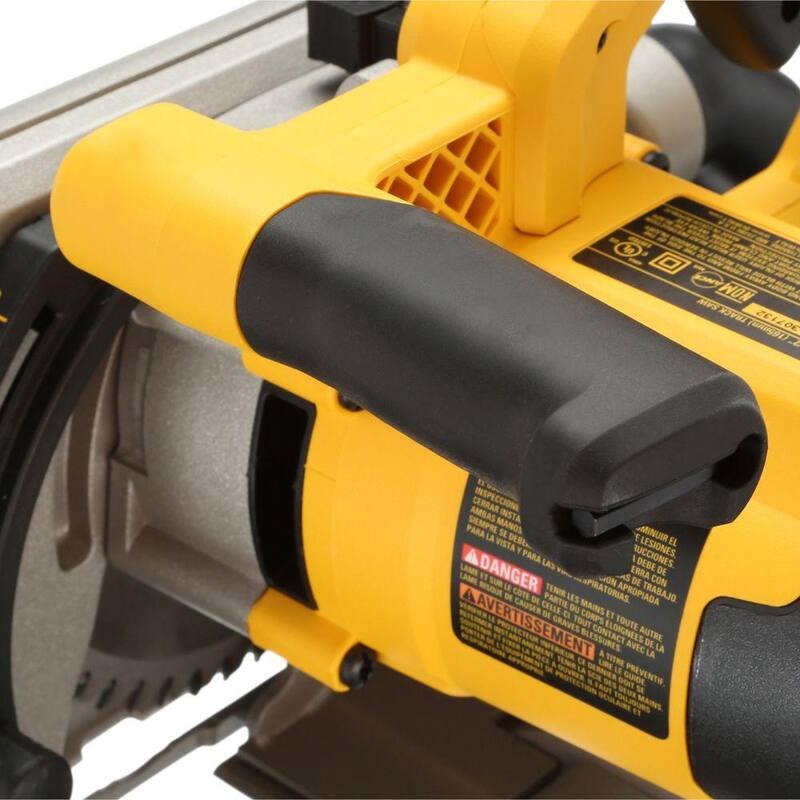 Kit de sierra de riel DEWALT de 12 amperes con cable de 6-1/2 pulgadas (165 mm) - DWS520K