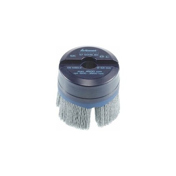 Garant Silicon Carbide Disc Brush, 63 mm Diameter, Grit: 80 - 575008 80