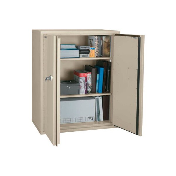 Fire King FireKing Fireproof Storage Cabinet, 36Wx19-1/4Dx44H, Arctic White, Assembled - CF4436-DAW