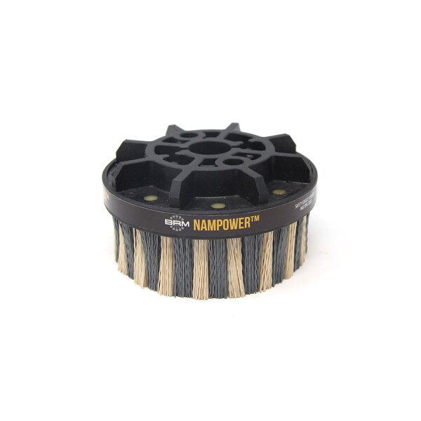 Nampower Brush NAMPOWER ADD12538320 Abrasive Disc Brush, Dot Style, 125mm Diameter, 38mm Trim, 320 Grit - ADD12538320