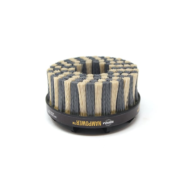Nampower Brush NAMPOWER ADD12538320 Abrasive Disc Brush, Dot Style, 125mm Diameter, 38mm Trim, 320 Grit - ADD12538320