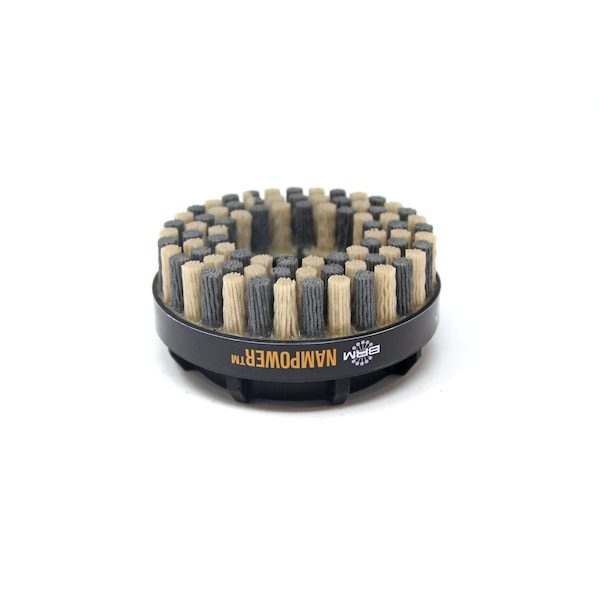 Nampower Brush NAMPOWER ADD1001880 Abrasive Disc Brush, Dot Style, 100mm Diameter, 18mm Trim, 80 Grit - ADD1001880