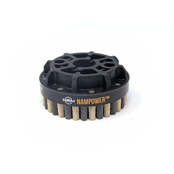 Nampower Brush NAMPOWER ADD1001880 Abrasive Disc Brush, Dot Style, 100mm Diameter, 18mm Trim, 80 Grit - ADD1001880