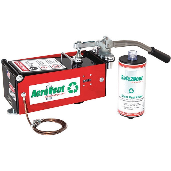 Newstripe Aerosol Can Disposal with Counter - 10004700