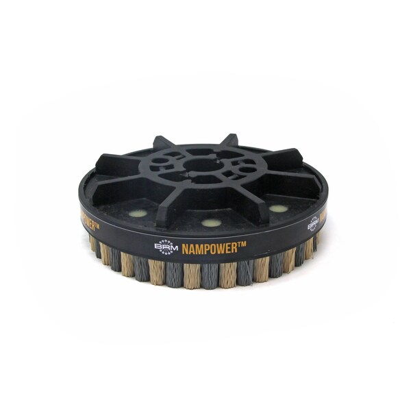 Nampower Brush NAMPOWER ADD15018320 Abrasive Disc Brush, Dot Style, 150mm Diameter, 18mm Trim, 320 Grit - ADD15018320