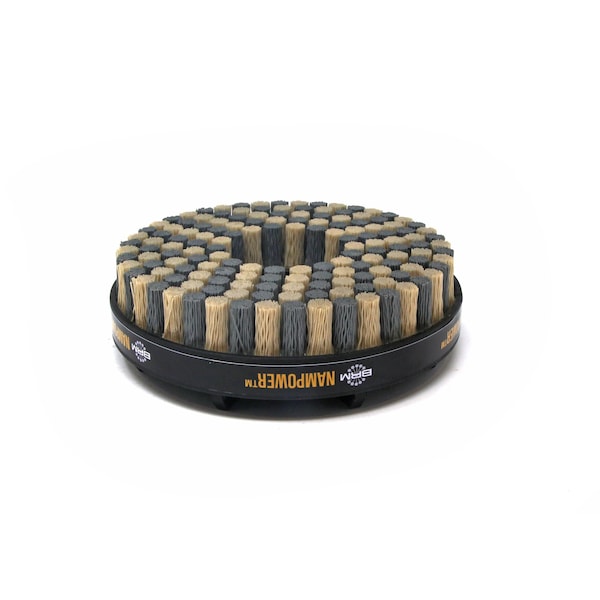 Nampower Brush NAMPOWER ADD15018320 Abrasive Disc Brush, Dot Style, 150mm Diameter, 18mm Trim, 320 Grit - ADD15018320