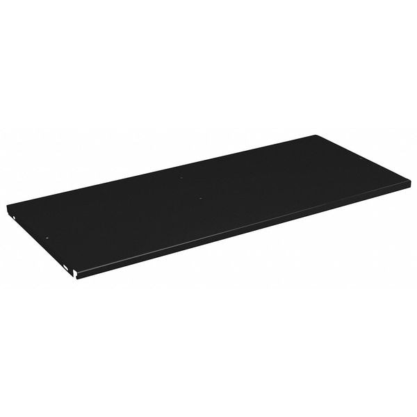 Tennsco Shelf, 36 In x 18 In, Black - 301 BLACK