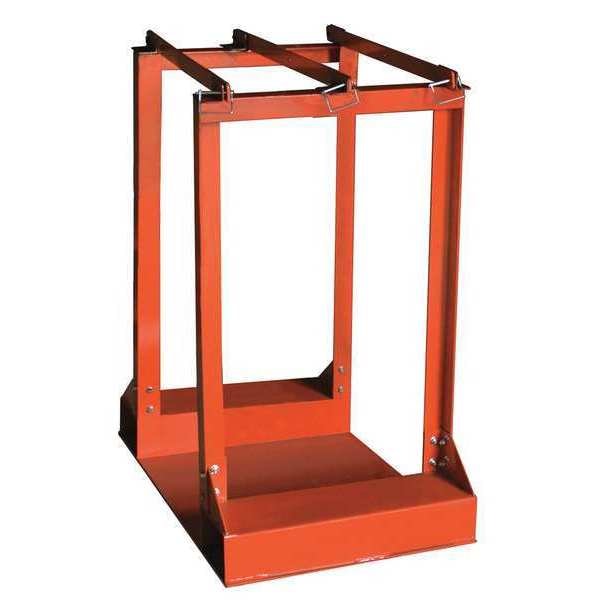 Zoro Select Gas Cylinder Rack, Capacity 4 Cylinders - 39J512