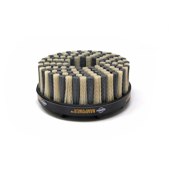 Nampower Brush NAMPOWER ADD1503880 Abrasive Disc Brush, Dot Style, 150mm Diameter, 38mm Trim, 80 Grit - ADD1503880