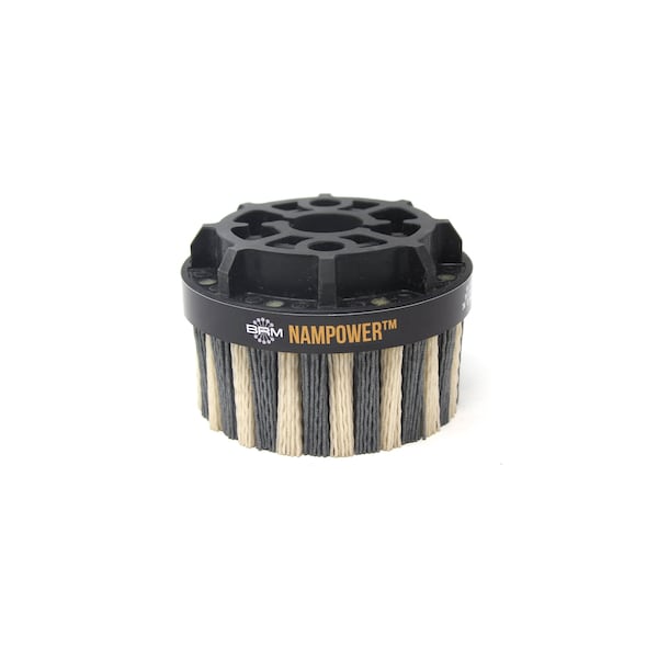 Nampower Brush NAMPOWER ADD10038180 Abrasive Disc Brush, Dot Style, 100mm Diameter, 38mm Trim, 180 Grit - ADD10038180