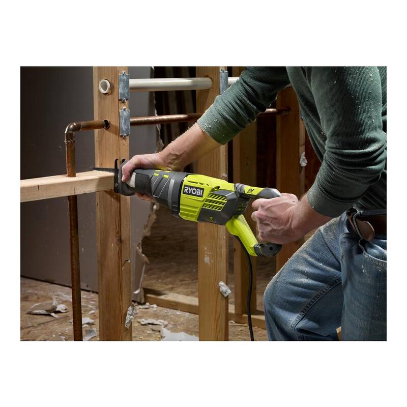 Sierra reciproca eléctrica de 12 amperios de RYOBI - RJ186V