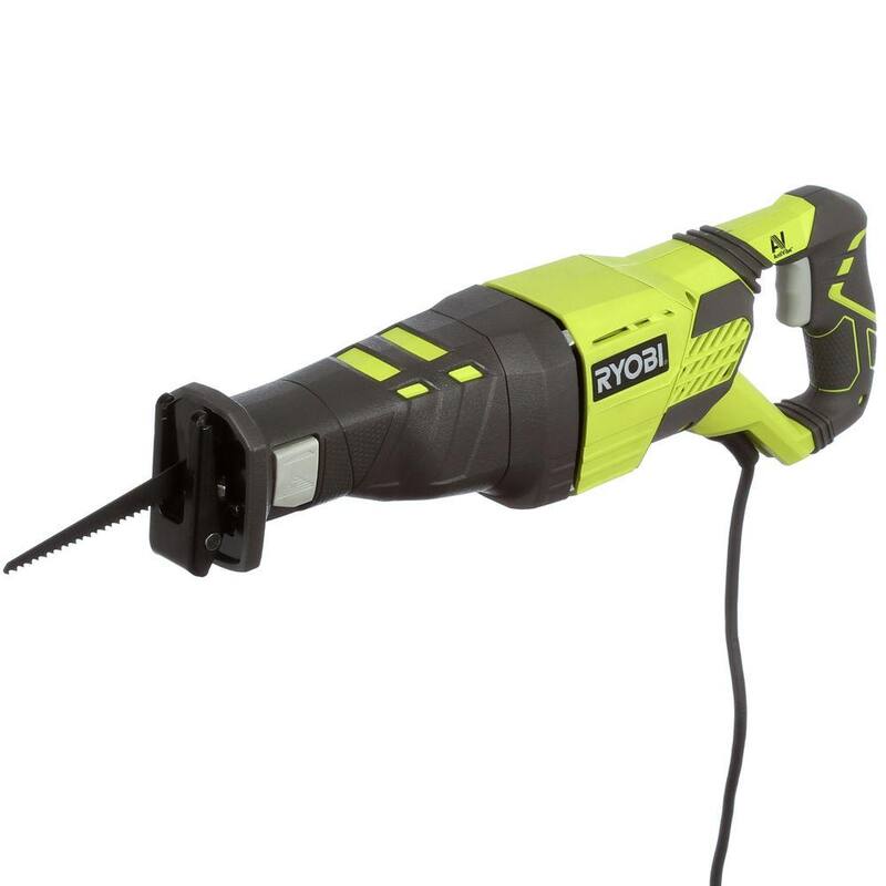 Sierra reciproca eléctrica de 12 amperios de RYOBI - RJ186V