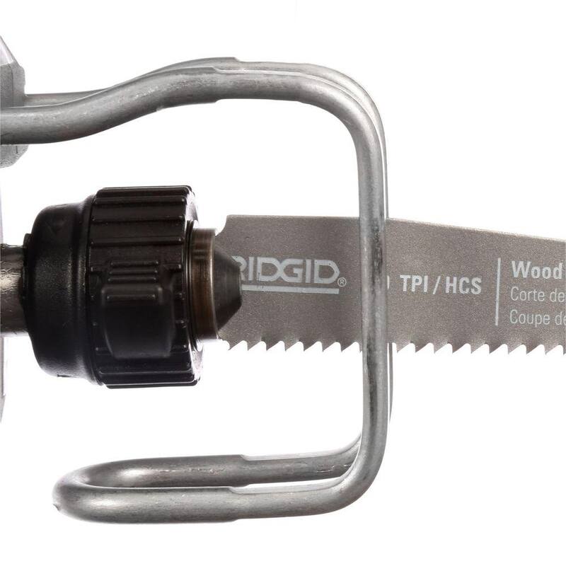 RIDGID Thru Cool 6 Amp Corded Kit de Sierra Recíproca Orbital de Una Mano - R3031