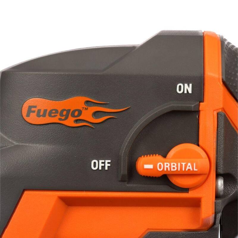 RIDGID Thru Cool 6 Amp Corded Kit de Sierra Recíproca Orbital de Una Mano - R3031