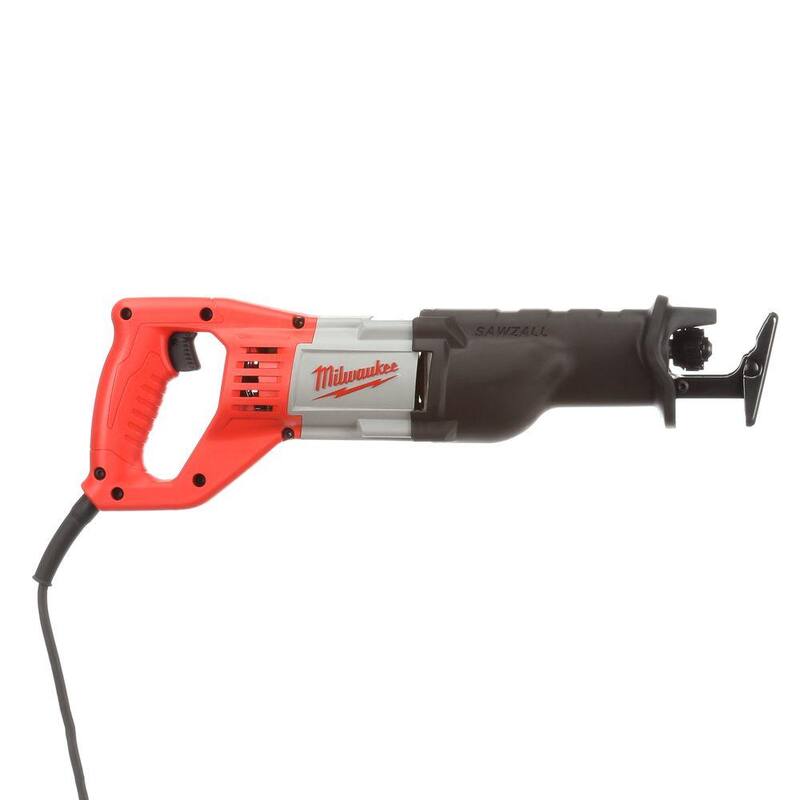 Sierra recíproca SAWZALL de 12 amperes y 3/4 de pulgada de carrera de Milwaukee con estuche rígido - 6509-31