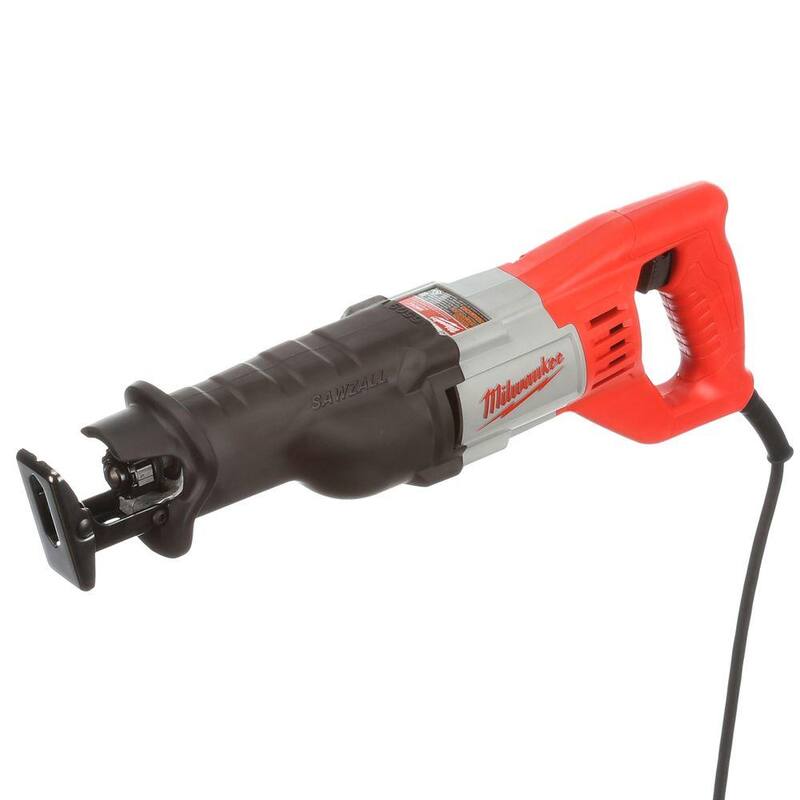 Sierra recíproca SAWZALL de 12 amperes y 3/4 de pulgada de carrera de Milwaukee con estuche rígido - 6509-31