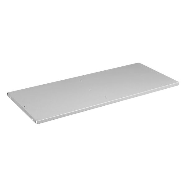 Tennsco Shelf, 36 in W x 24 in D, Gray - 302 LIGHT GRAY