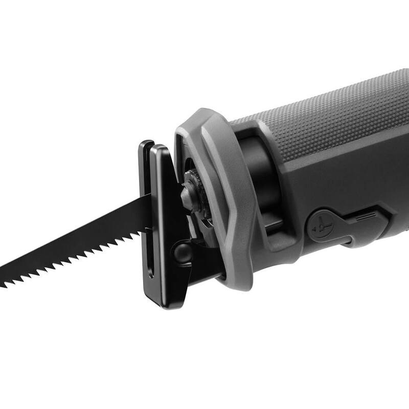 Kit de inicio RIDGID de 18V con (2) Baterías de salida máxima de 4.0 Ah y Cargador con sierra alternativa inalámbrica de 18V sin escobillas - AC8609340SB-R8647B