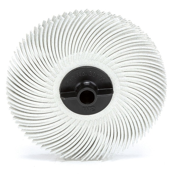 Scotch-Brite Radial Bristle Disc, TC, 3In Dia, 120G, PK80 - 7100138296
