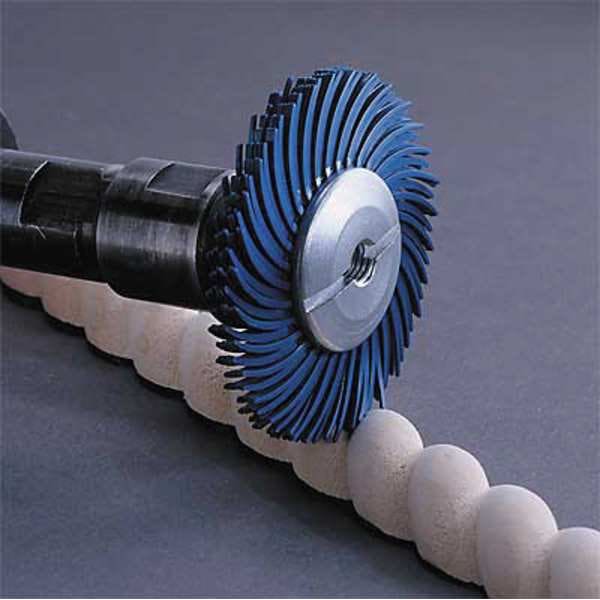 Scotch-Brite Radial Bristle Disc, TC, 3In Dia, 220G, PK80 - 61500176096