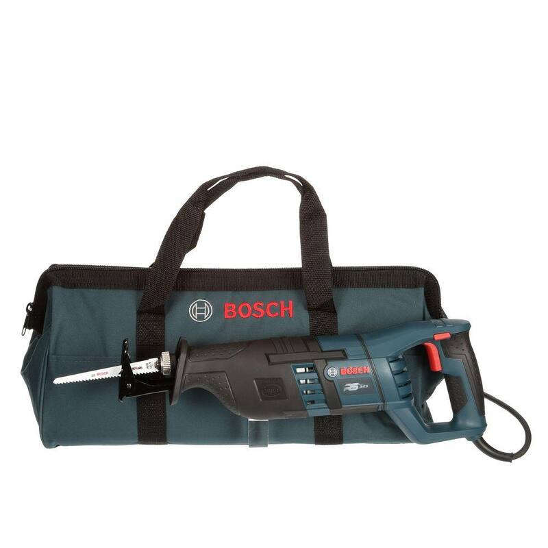 Si no tomas en cuenta la marca del producto, el título traducido sería: Sierra reciprocante compacta con cable de 12 amperios y velocidad variable de 1 pulgada de Bosch con hoja de sierra multiusos y estuche de transporte - RS325.