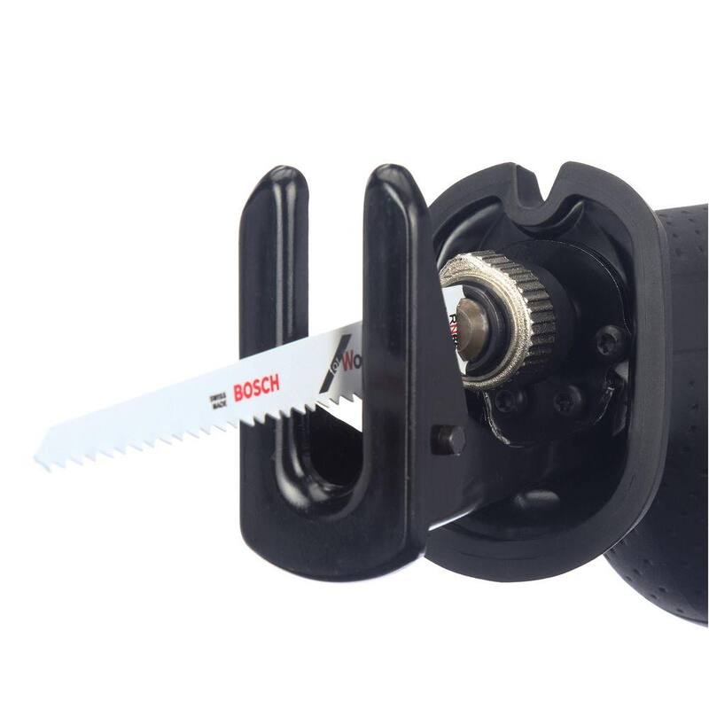 Si no tomas en cuenta la marca del producto, el título traducido sería: Sierra reciprocante compacta con cable de 12 amperios y velocidad variable de 1 pulgada de Bosch con hoja de sierra multiusos y estuche de transporte - RS325.