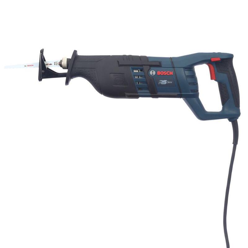 Si no tomas en cuenta la marca del producto, el título traducido sería: Sierra reciprocante compacta con cable de 12 amperios y velocidad variable de 1 pulgada de Bosch con hoja de sierra multiusos y estuche de transporte - RS325.