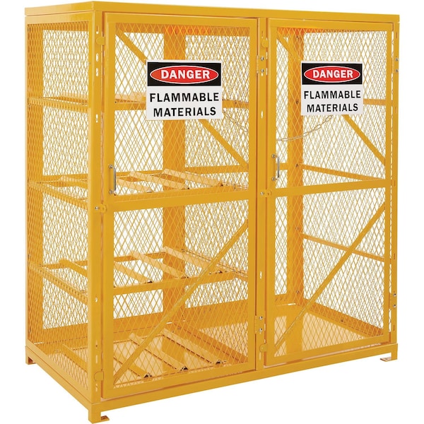Global Industrial Steel 60 in W, 30 D, Yellow - 270257
