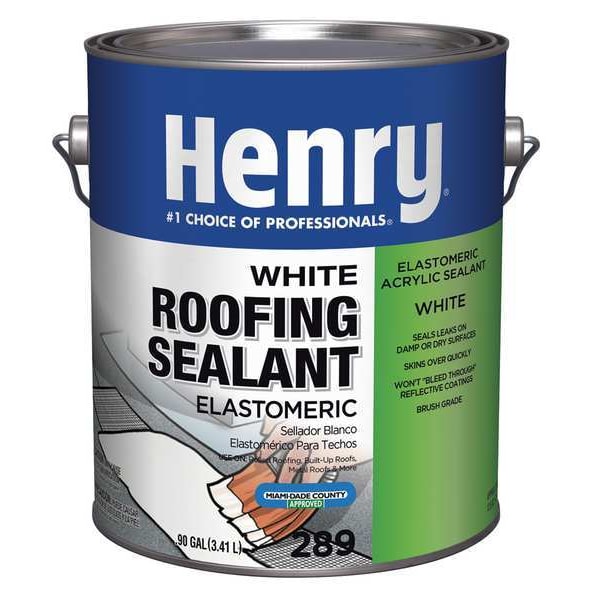 Henry Roofing Sealant, 1 gal, Pail, White - HE289046