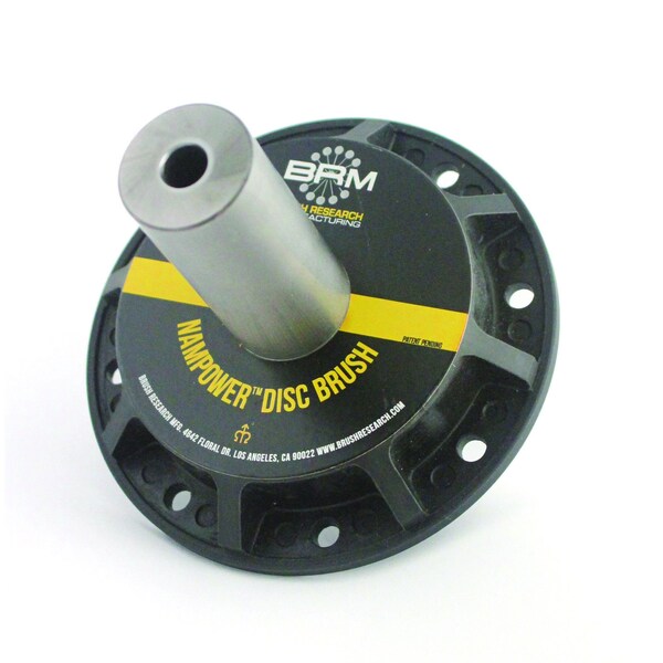 Nampower Brush ADHLWMP-NAMPOWER Abrasive Disc Brush Holder-Standard Collet Flow Thru, Composite 25mm Plain - ADHLWMP
