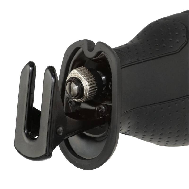 Si la marca del producto no se debe traducir, el título en español sería: Sierra reciproca con velocidad variable de 14 amperes y 1-1/8 pulgadas de carrera, con bolsa de transporte y control de vibración - RS428