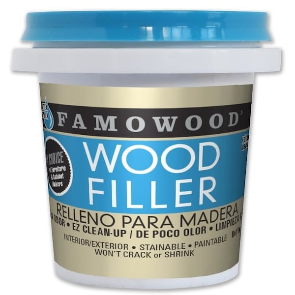 Famowood Wood Filler, Paste, Golden Oak, 0.25 pt - 40042152