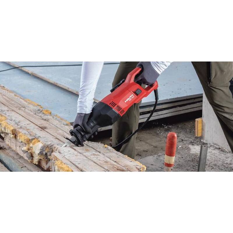 Sierra reciproca Hilti de 120 voltios con cambio de hoja sin llave y reducción activa de vibración (AVR) - 2228923