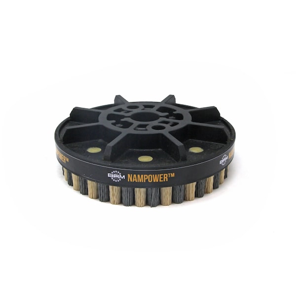 Nampower Brush NAMPOWER ADD15018180 Abrasive Disc Brush, Dot Style, 150mm Diameter, 18mm Trim, 180 Grit - ADD15018180