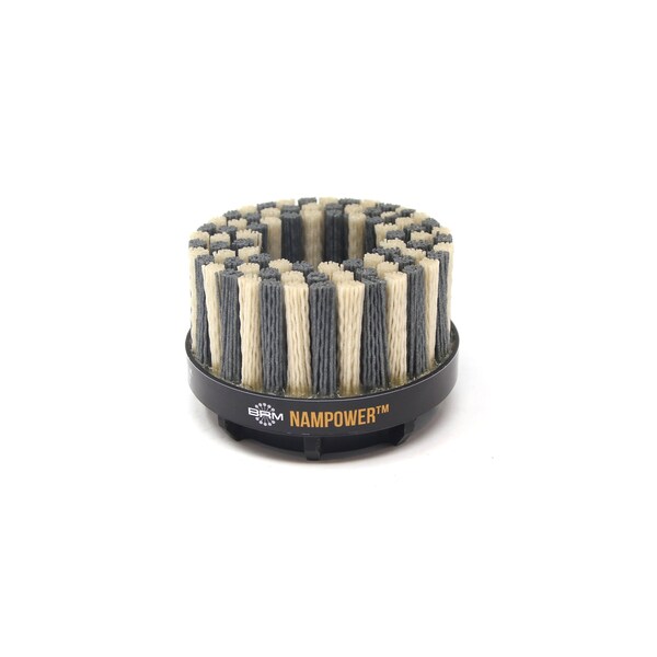 Nampower Brush NAMPOWER ADD10038120 Abrasive Disc Brush, Dot Style, 100mm Diameter, 38mm Trim, 120 Grit - ADD10038120