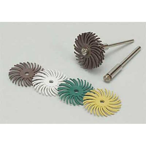 Scotch-Brite Radial Bristle Disc, TC, 1 In Dia, 80G, PK96 - 61500151578