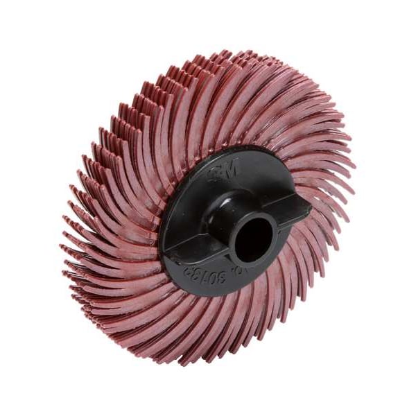 Scotch-Brite Radial Bristle Disc, TC, 2In Dia, 220G, PK80 - 61500176021