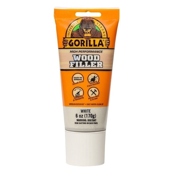 Gorilla Glue FILLER WOOD WHITE 6OZ TUBE - 112124