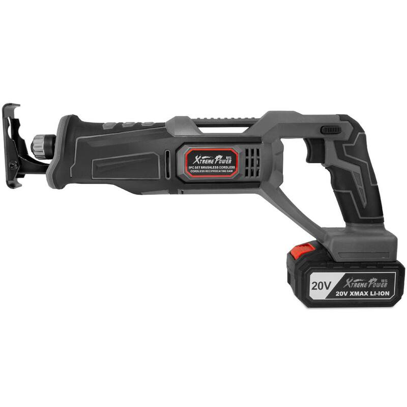 Si marca el producto: XtremepowerUS Sierra reciproca inalámbrica de 20 voltios con batería de ion de litio y cargador rápido en bolsa - 47513