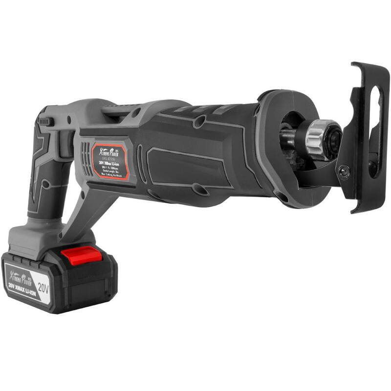 Si marca el producto: XtremepowerUS Sierra reciproca inalámbrica de 20 voltios con batería de ion de litio y cargador rápido en bolsa - 47513