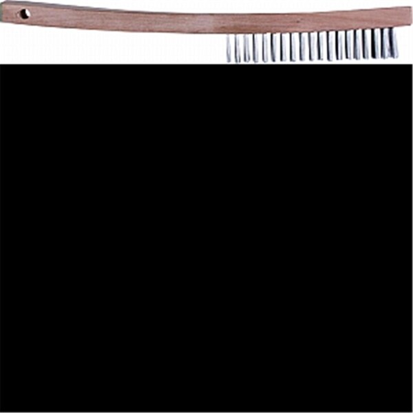 Merit Pro 400 14 in. 3 x 19 Row Tempered Steel Wire Brush - 652270004010