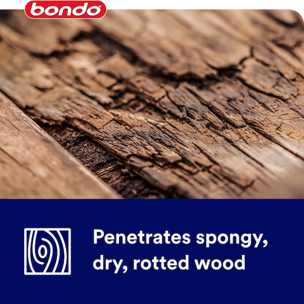 Bondo Rotted Wood Restorer, 8 oz, 6PK - 20131